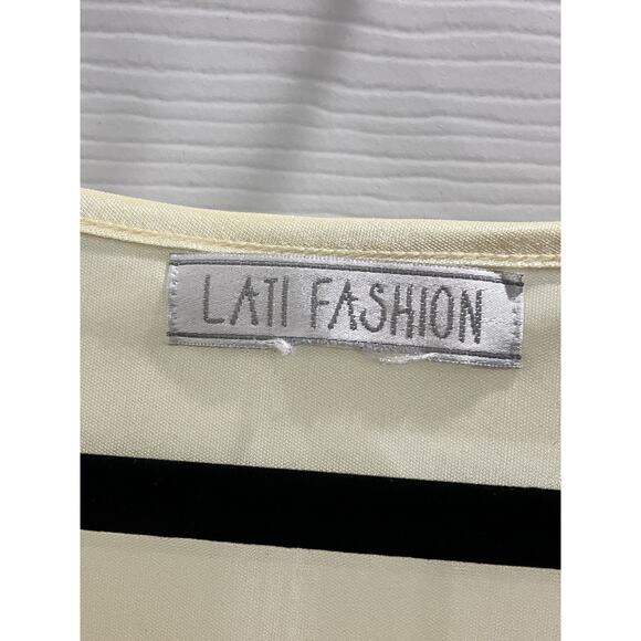 Lati Fashions Nightgown Yellow Sleeveless Size XL See Measurements - Picture 3 of 9